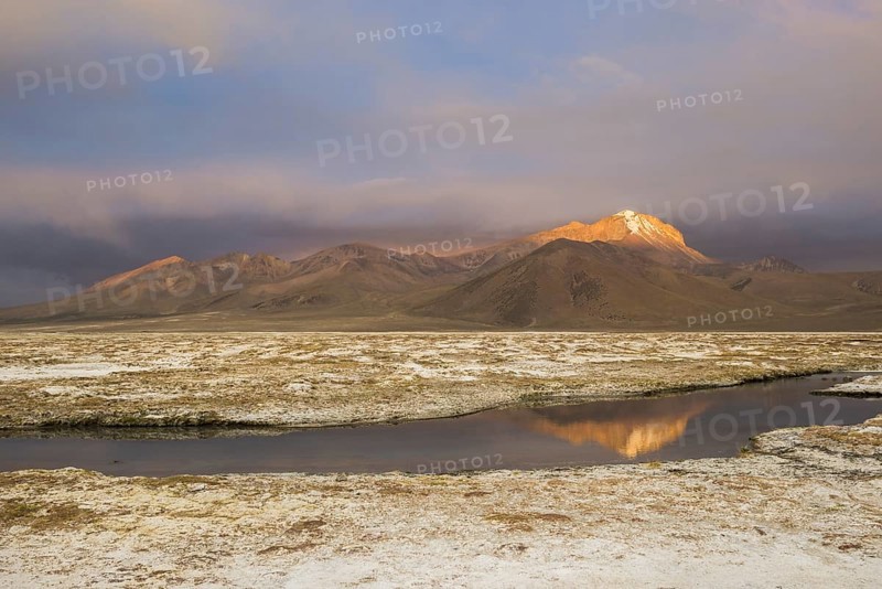 Mountains in the evening light