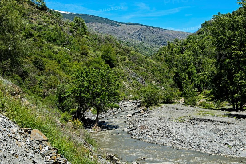 Valley of the Rio Poqueira near Pampaneira