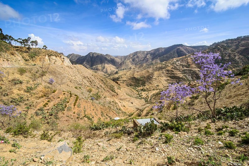 Mountain scenery along the road from Massawa to Asmarra