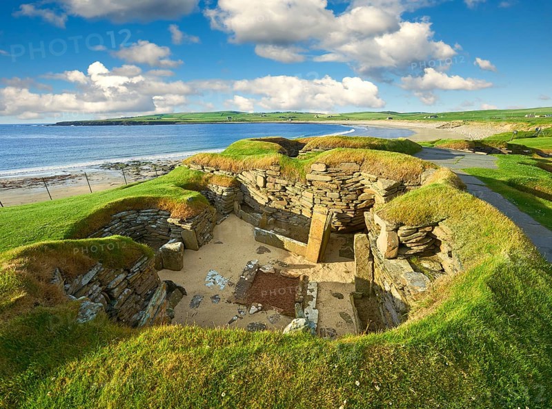 A Neolithic house in the settlement of Skara Brae