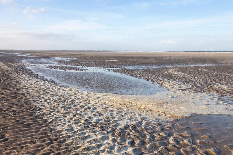Low tide in the Lower Saxon Wadden Sea National Park