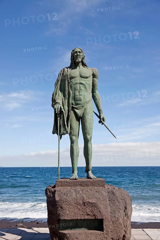 Statue of Guanche king Mencey Acaymo