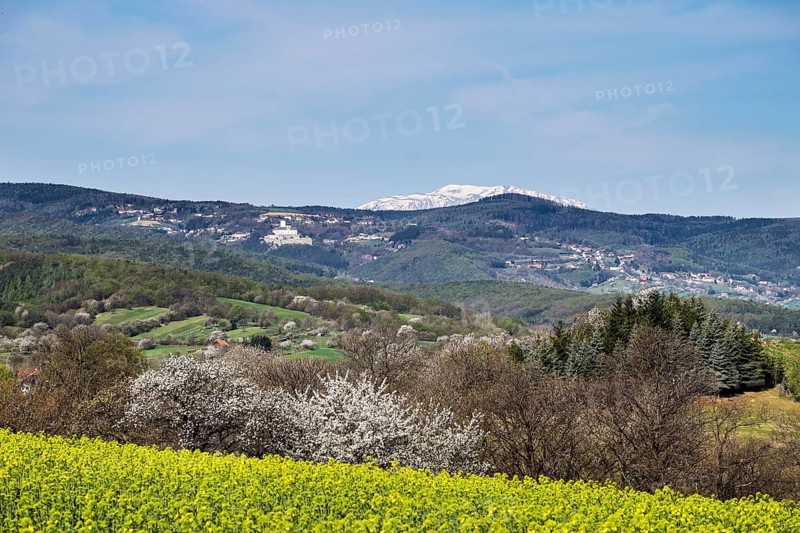 Forchtenstein Castle and Schneeberg mountain