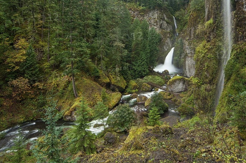 Wahclella Falls in the Columbia River Gorge