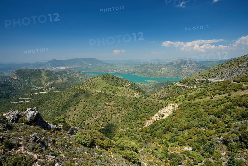 Embalse de Zahara in the Sierra de Grazalema natural park