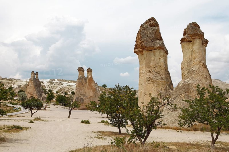Tufa formations in the Pasabagi Valley or Monks Valley