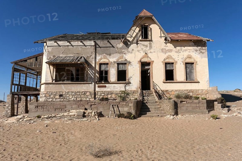 Old house in the former diamond town