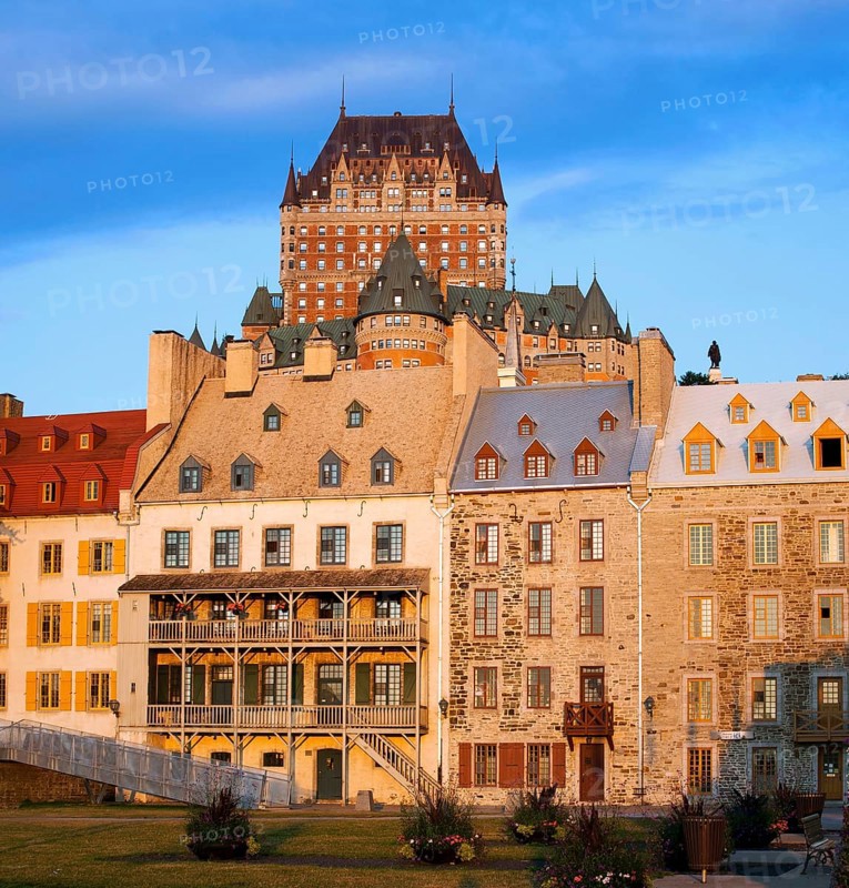 Chateau Frontenac and Lower Town