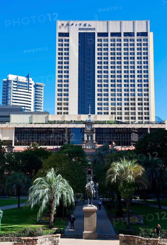 Downtown business district