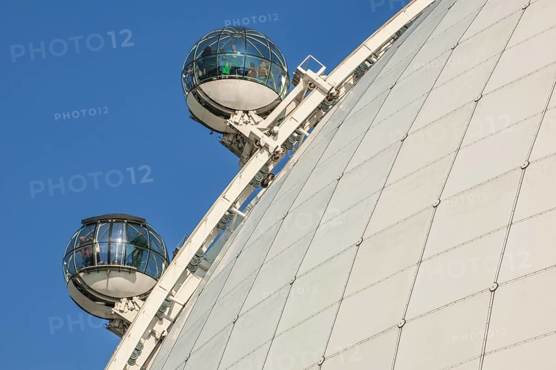 Sky View view cabins on the dome of the event arena Ericsson Globe