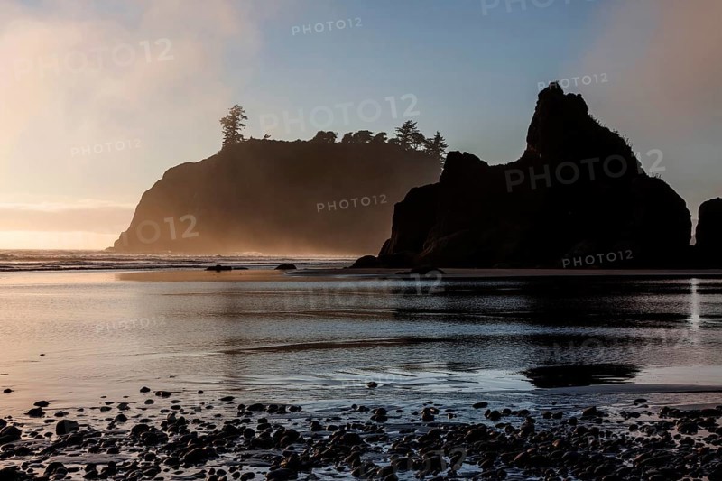 Sunset at Ruby Beach