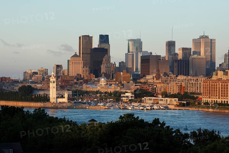 City view from the Jacques Cartier Bridge