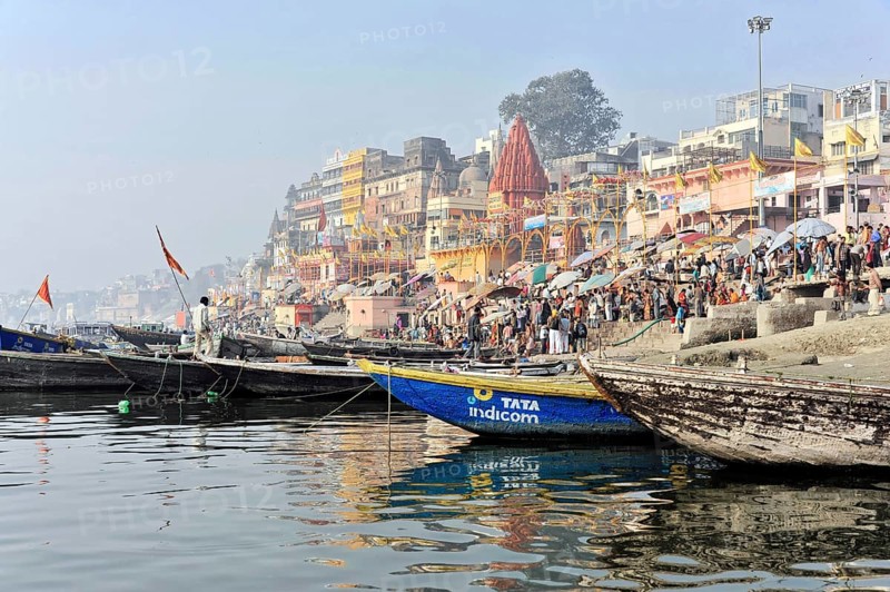 Boats on the Ganges