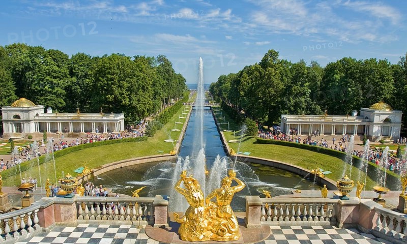 Fountain and Grand Cascade