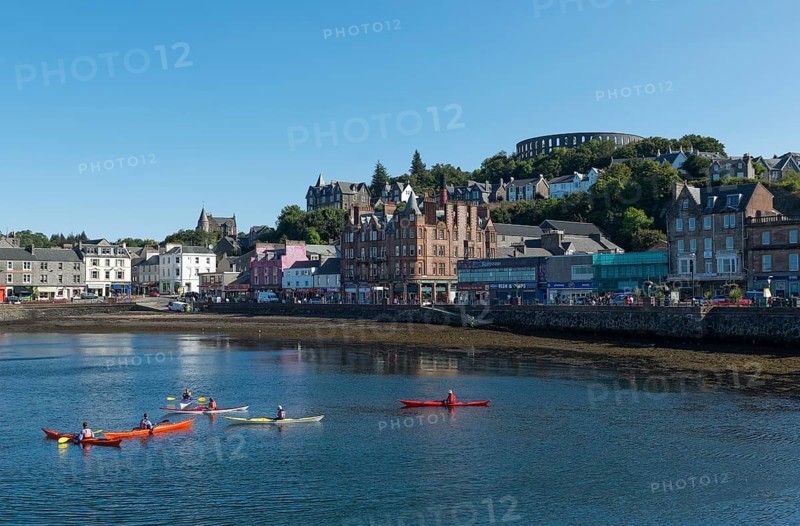 Port and McCaig's Tower on the hill