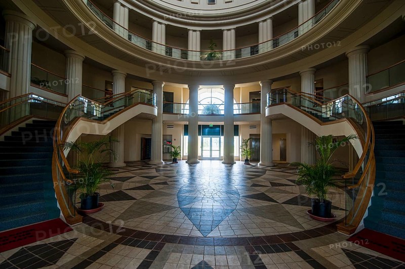 Interior of the Parliament building of Palau