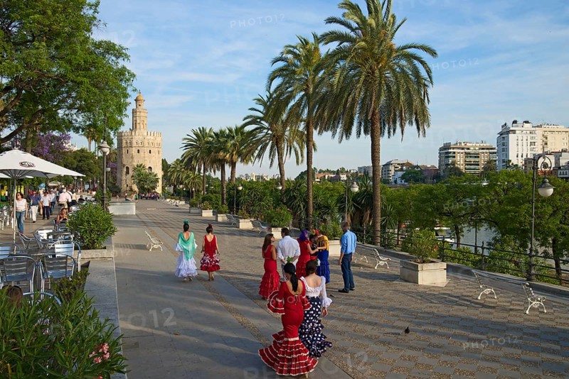 Torre del Oro on the waterfront of the Rio Guadalquivir