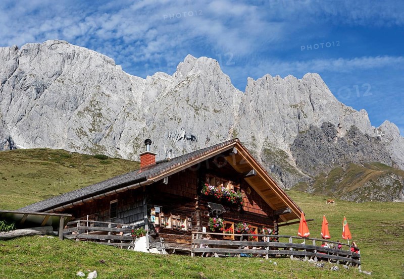 Mountain hut with Hochkonig