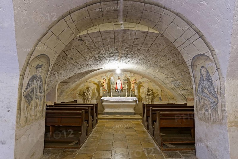 Nadasdy family crypt in the lower church