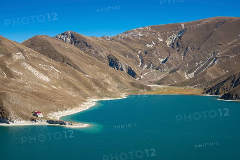 Lake Kezenoyam in the Chechen mountains
