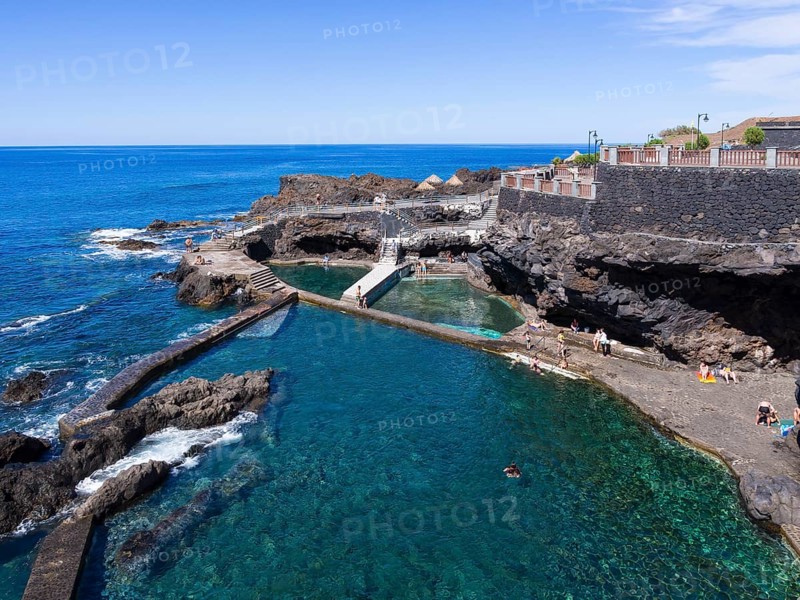 Natural swimming pool near La Fajana