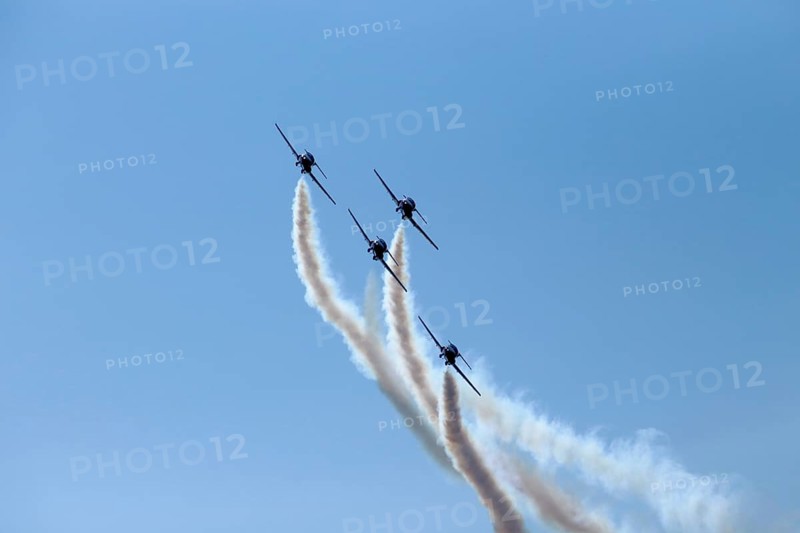 The Canadian Forces Snowbirds aerobatic team air show