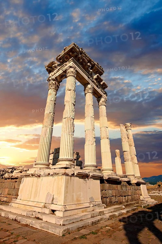 Pillars of the Greco Roman Temple of Trajan