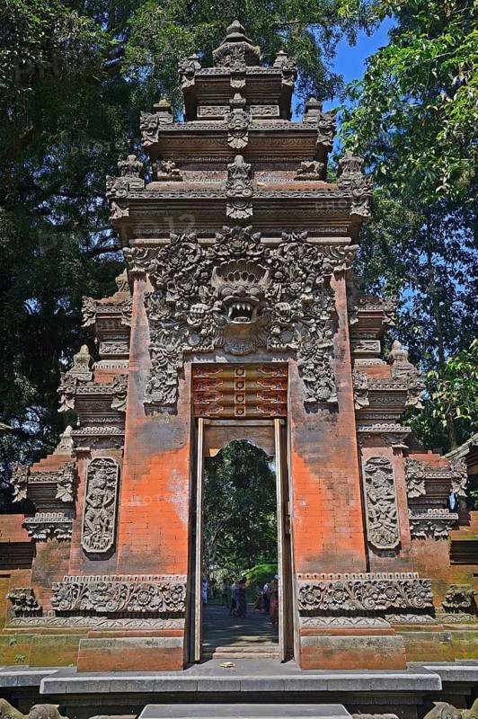Entrance gate in the Tirta Empul Water Temple