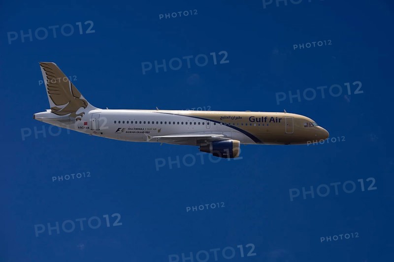 A9C-AM Gulf Air Airbus A320-214 in flight