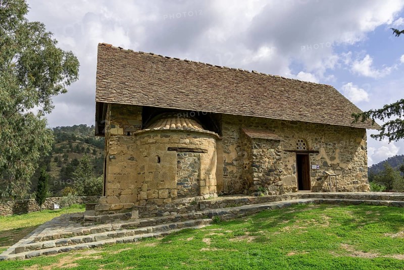 Barn roof church Panagia Forviotissa