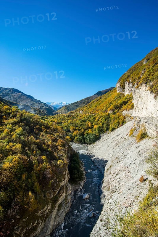 Gorge on the Argun river