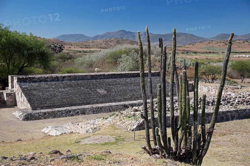 The ball court at the Dainzu archeological site