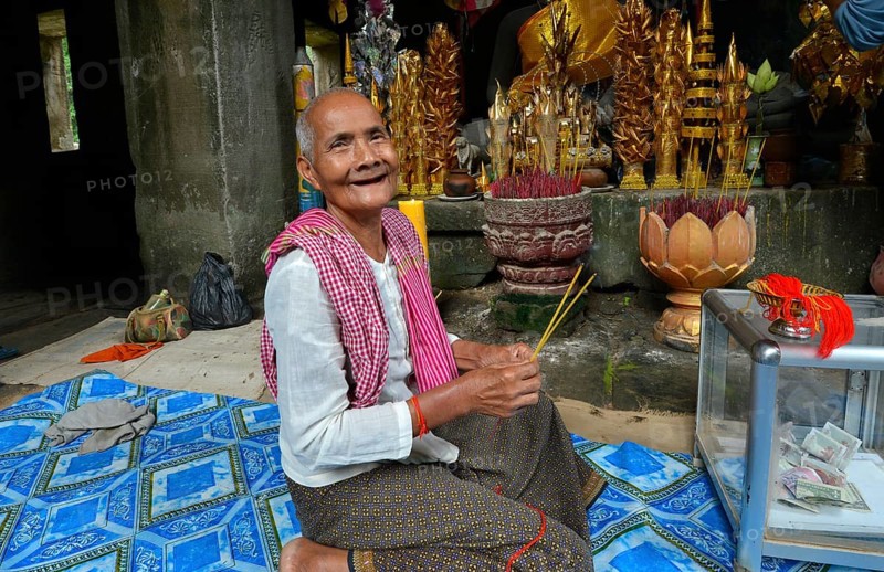 Elderly Cambodian woman
