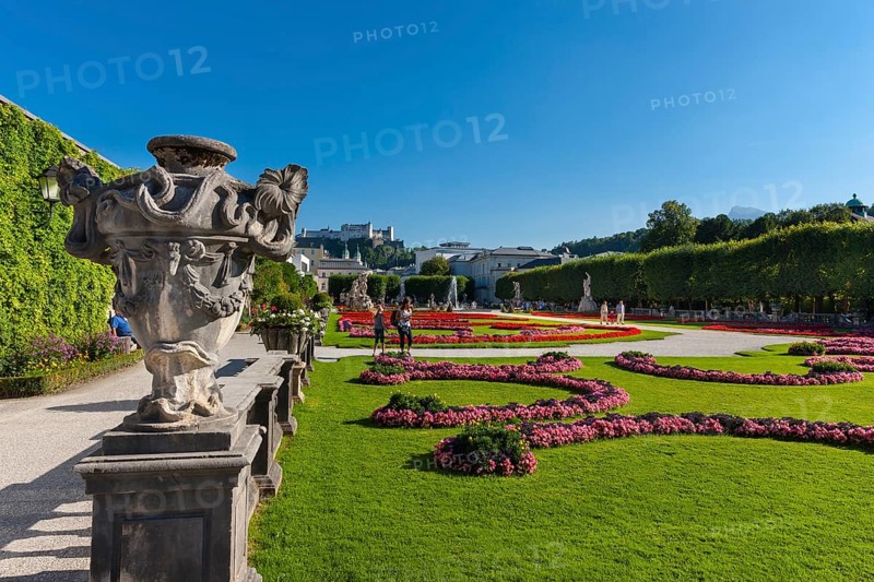 Mirabell Gardens at Mirabell Palace