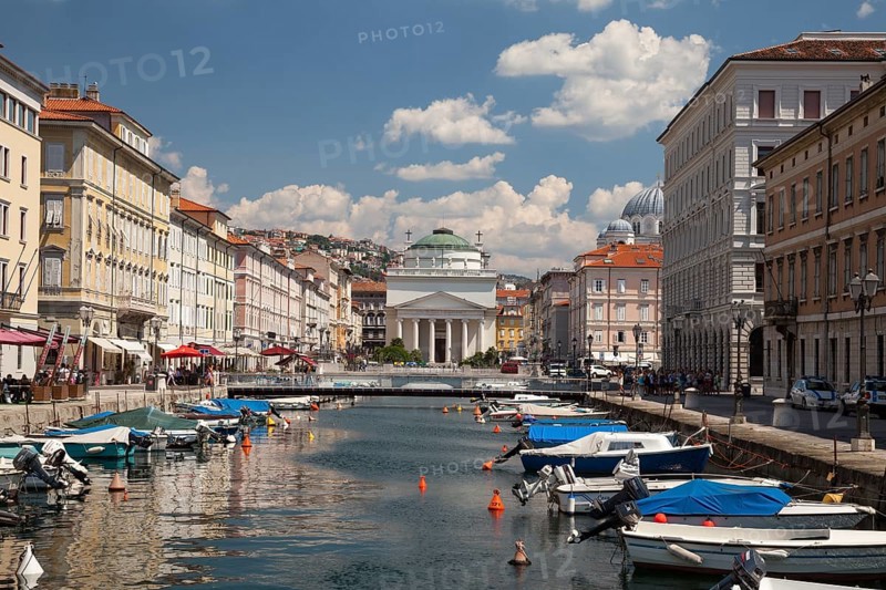 Canal Grande with classical church Sant'Antonio Taumaturgo