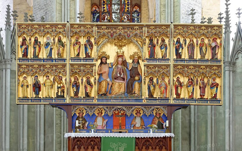 Coronation of the Virgin altar