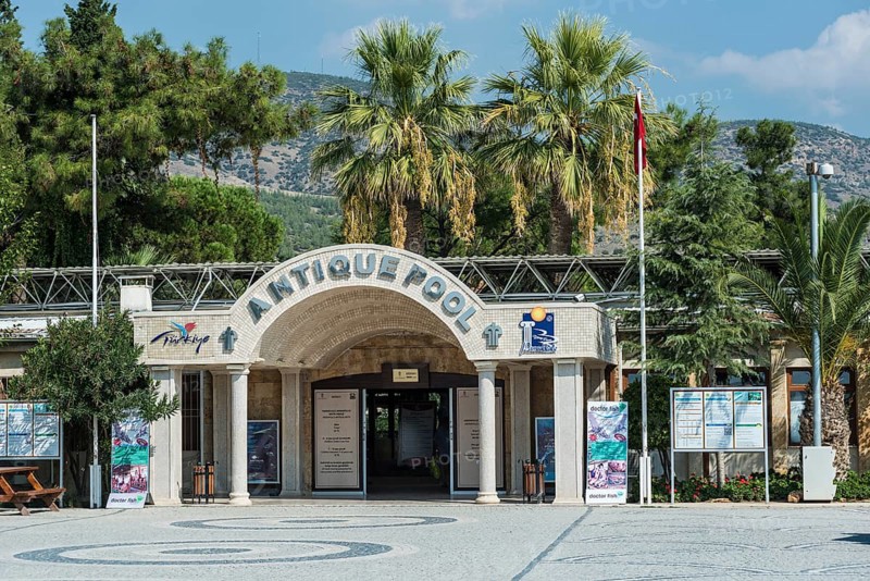 Entrance to the ancient bath