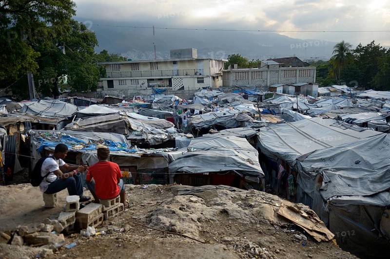Camp for earthquake refugees Camp Icare
