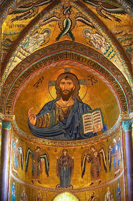 Byzantine mosaic of Christ Pantocrator