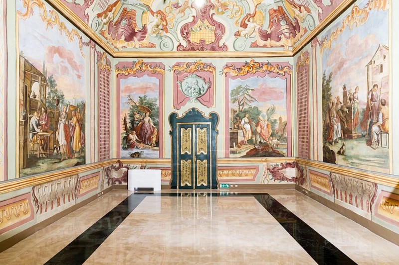 Rococo fresco by Domenico Carella