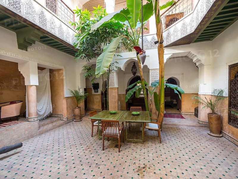 Courtyard of a typical Riad