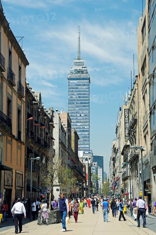 Pedestrianised Avenida Francisco Madero