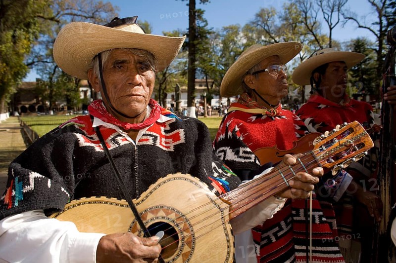 Musician at the Danza de los Viejitos