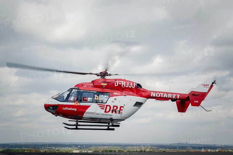 A rescue helicopter of the DRF air rescue
