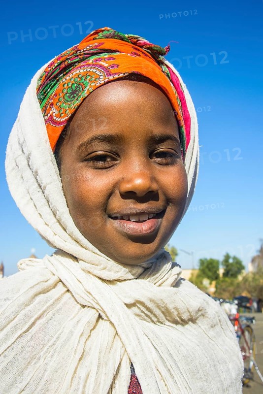 Orthodox girl dressed for the Easter ceremony