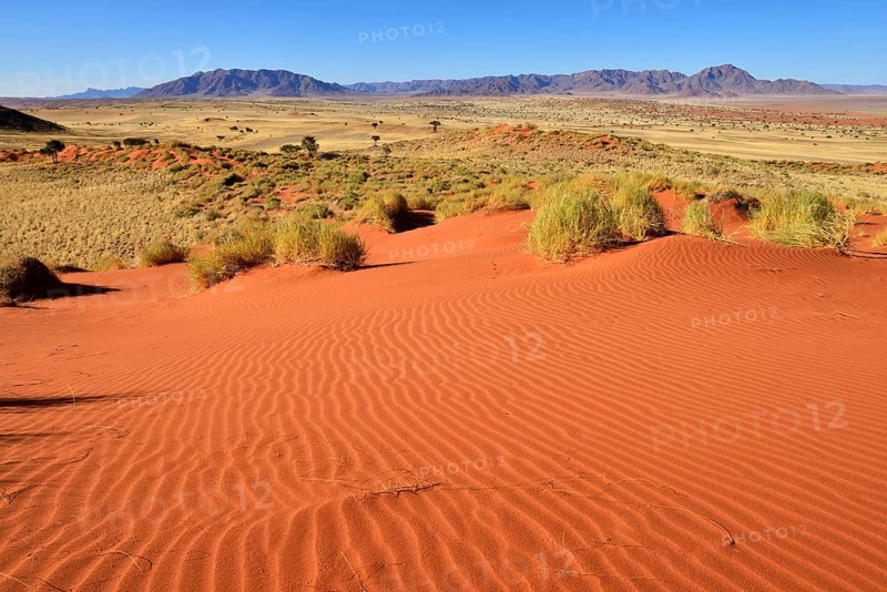 View over NamibRand Nature Reserve towards Nubib Mountains
