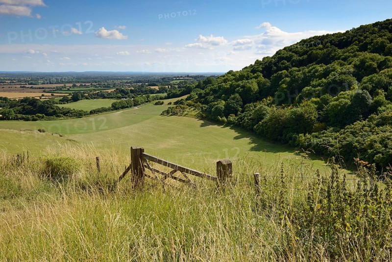 Oxfordshire countryside seen from White Horse Hill