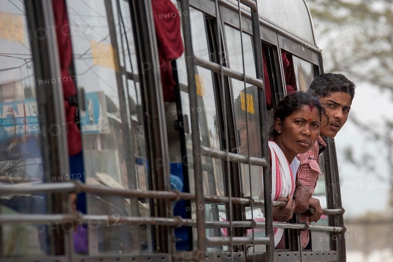 Bus passengers