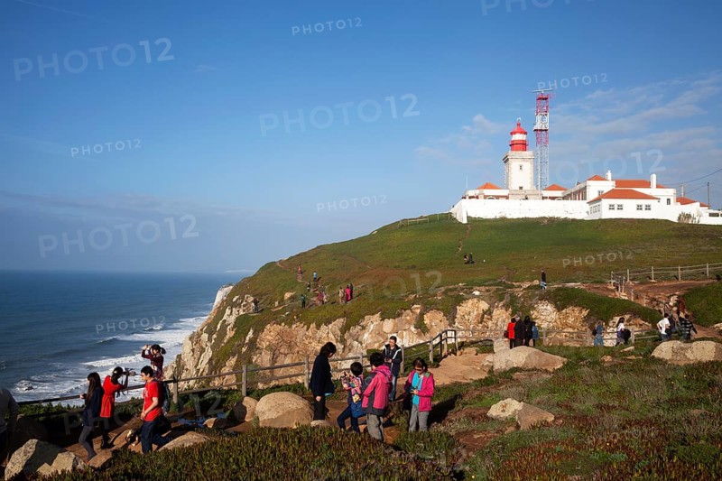 Tourists on the cliffs