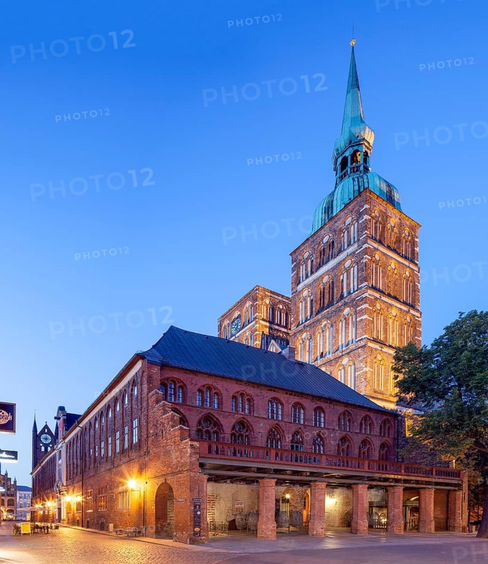 Stralsund Town Hall with origins from the 13th century